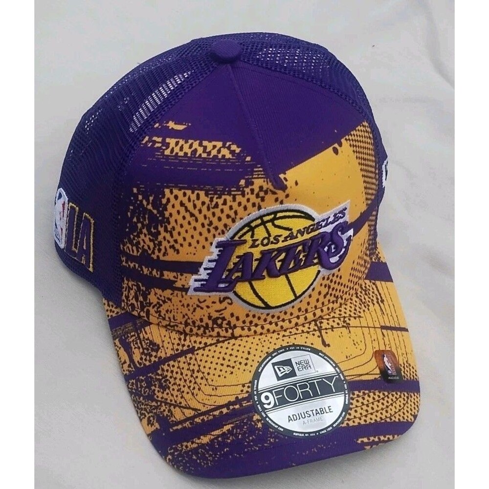 New Era 9FORTY NBA Los Angeles Lakers LA Tip Off Men Cap Hat Snapback Adjustable